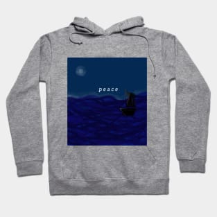 Sea at night Hoodie